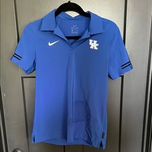 Nike Blue Polo Shirt with UK Logo